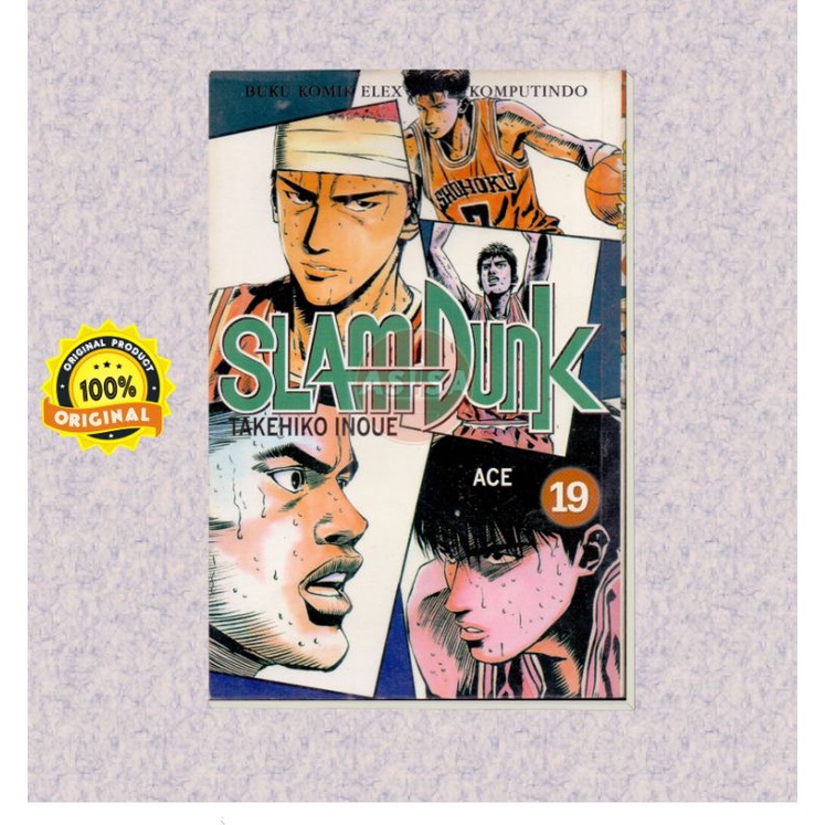 Buku komik original Slam Dunk (Vol.19)