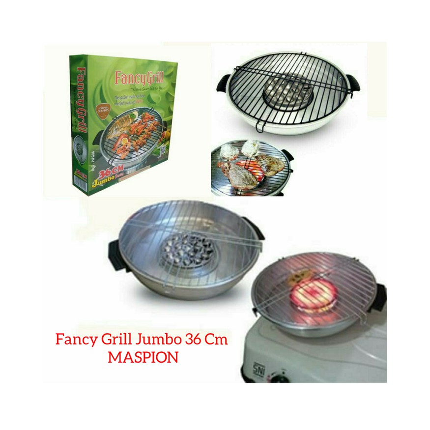 Fancy Grill JUMBO 36 cm Alat Panggang Maspion Griller BIG