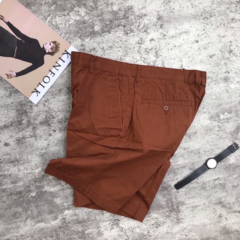 H&M Original Celana Pendek Pria Santai Cokelat