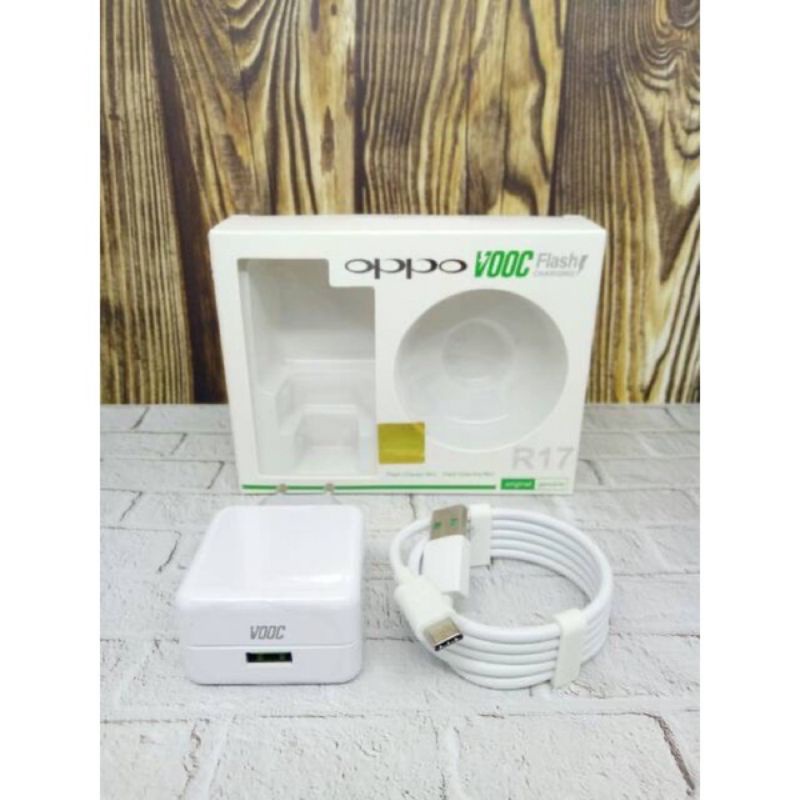 CHARGER CASAN TC OPPO R17 ORI USB C / TYPE-C SUPORT VOOC HP OPPO FAST CHARGING