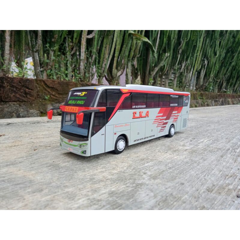 Miniatur Bus Murah Po Eka cepat Jetbus3 SHD Limited Edition Full Interior Skala 43