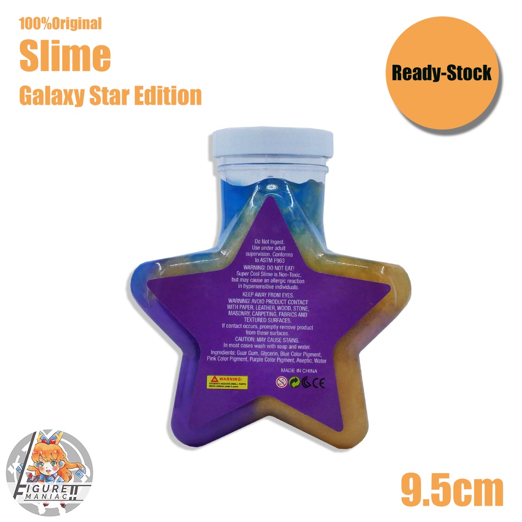 Mainan Anak - Slime Bear Galaxy Star Edition 9.5 cm Import Premium