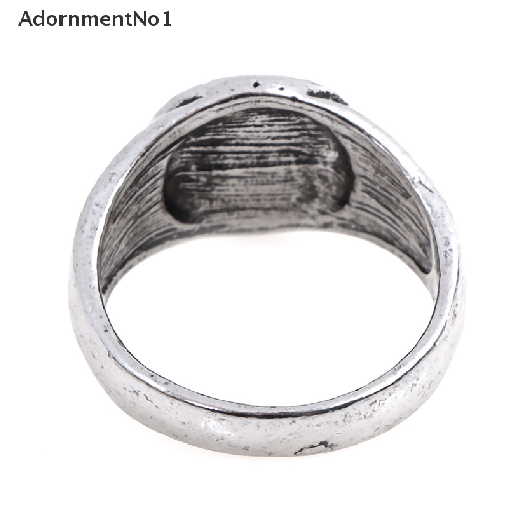 (AdornmentNo1) Cincin Viking Tree of Life Bahan Stainless Steel Untuk Pria