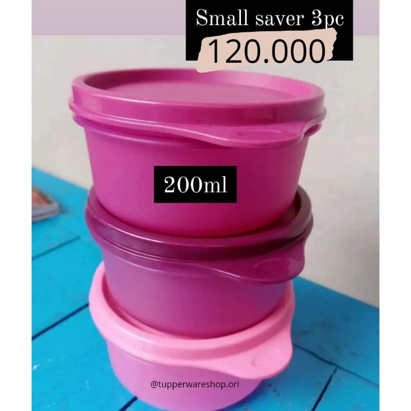 Small Saver Tupperware tempat makanan