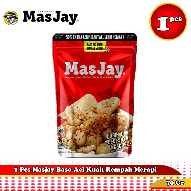 

Masjay Baso Aci Kuah Rempah Merapi 170gr