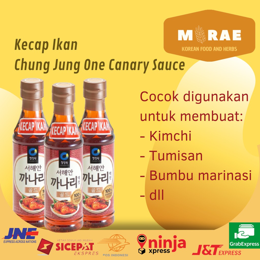 

Kecap Ikan Chung Jung One Canary Sauce 500 gr