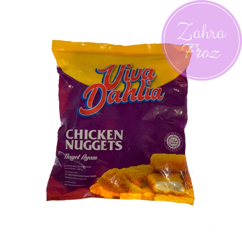 

VIVA DAHLIA CHICKEN NUGGETS 500 GR