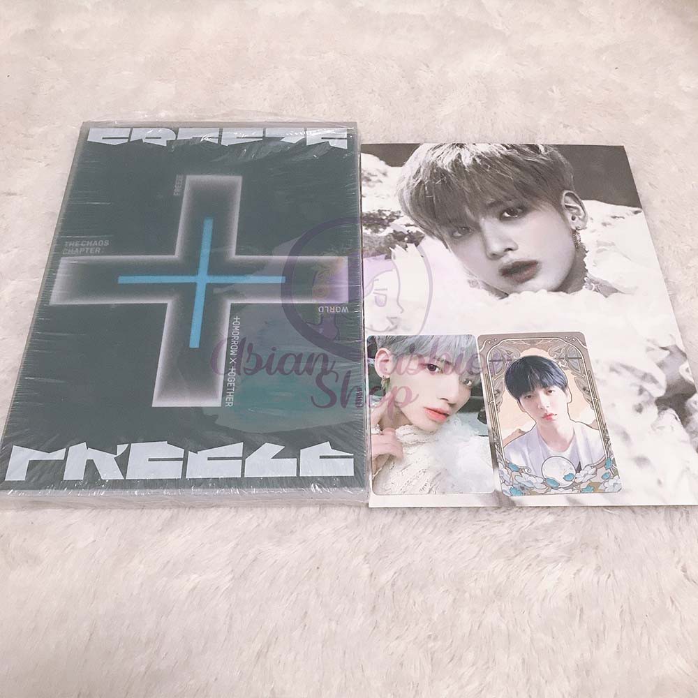 TXT The Chaos Chapter: FREEZE Album UNSEALED Taehyun pc+postcard Soobin os World ver