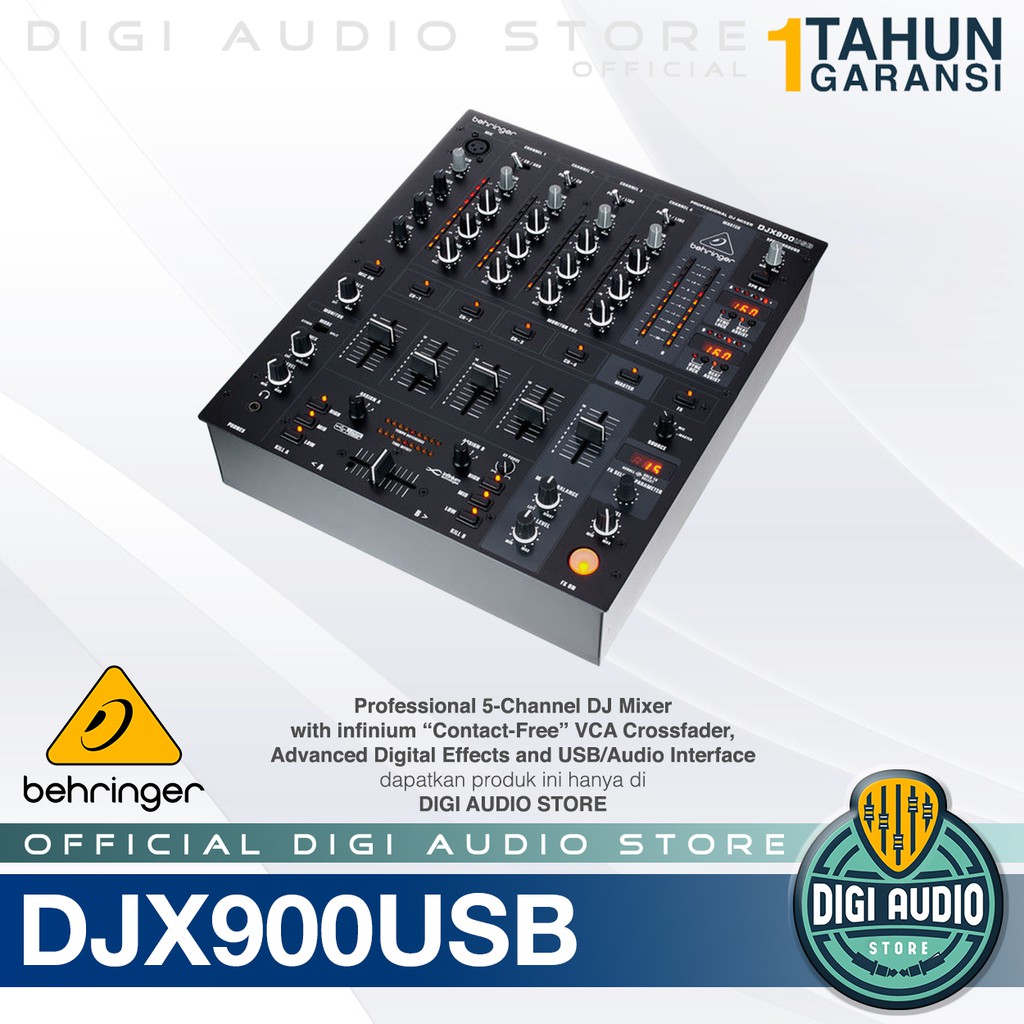 BEHRINGER DJX900USB MIXER DJ 5 Channel [ DJX 900 USB ] Disc Jockey