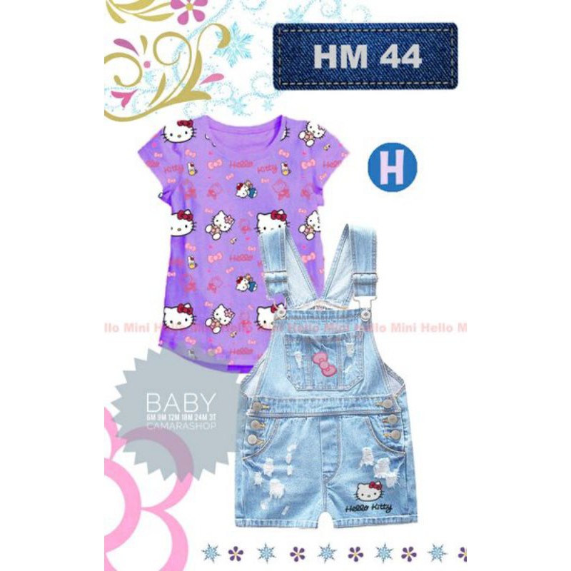 HM44 OVERALL ANAK GIRL ONLY SZ6TH