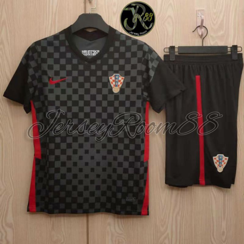 Jersey Bola Setelan Kroasia New Away Euro 2021 Grade Original