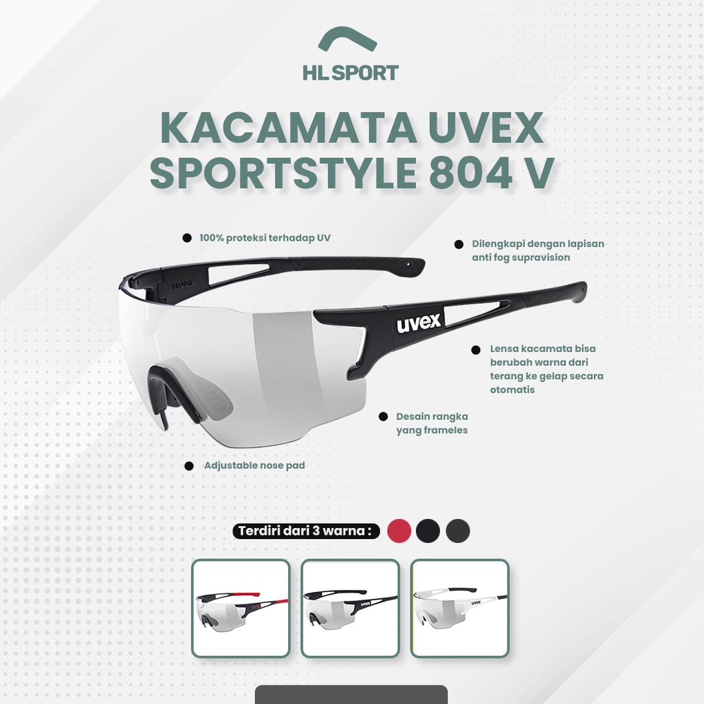 Kacamata Uvex Sport Sportstyle 804 V Original