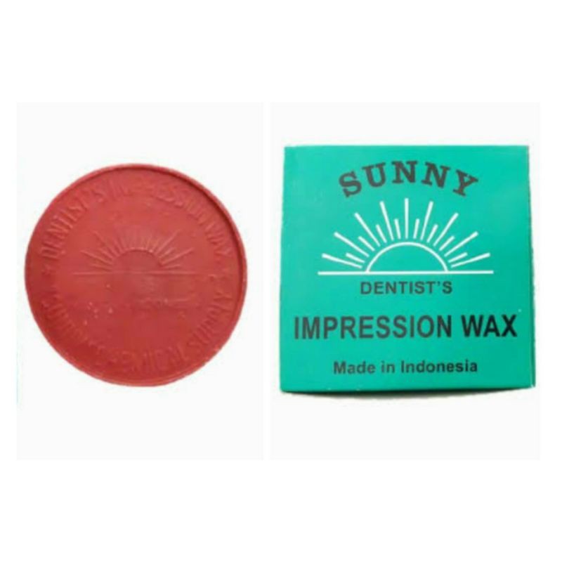 Karet Matahari - SUNNY DENTIST'S IMPRESSION WAX - Dental Karet Ukur Gigi Palsu