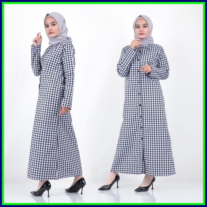 BusanaMuslim Gamis/Dress Muslim/fashion muslimBusana Muslim / Busana Wanita / Gamis Breefa Monocrome