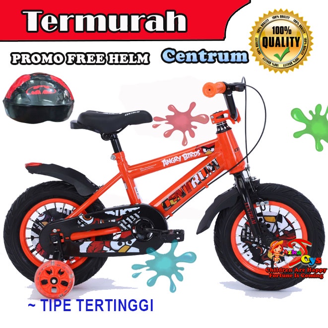 sepeda anak laki laki 12 inch centrum sepeda anak roda 3
