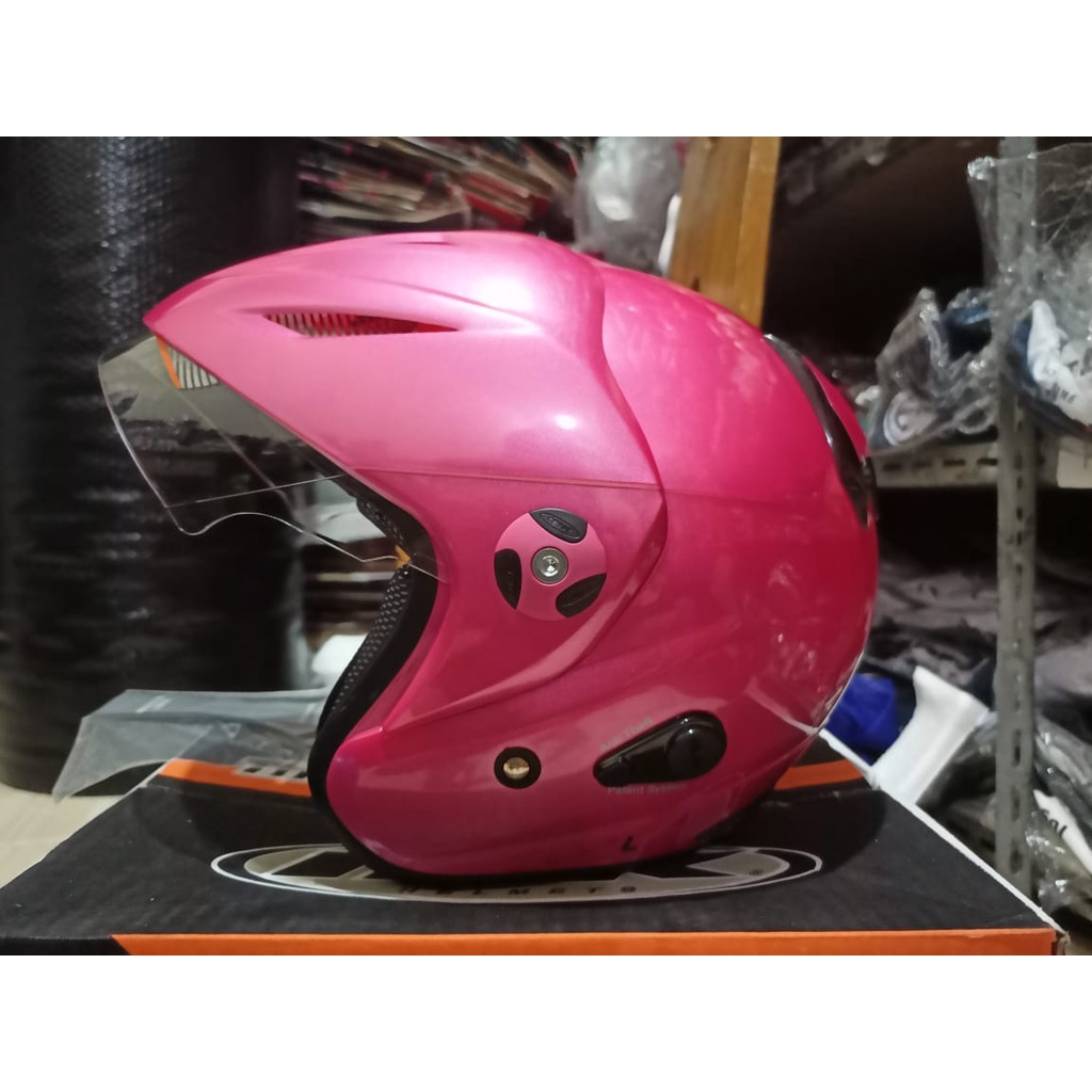 HELM INK CX 25 3 PILIHAN WARNA SOLID / INK CX25 / INK CX 25 HALF FACE
