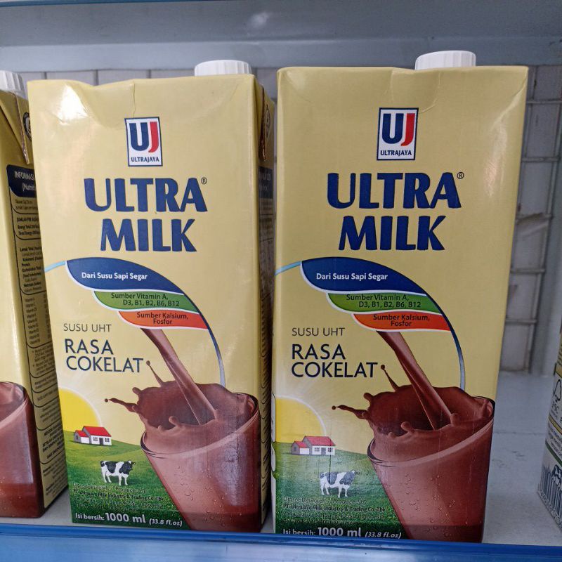 

susu ultramilk coklat 1lt