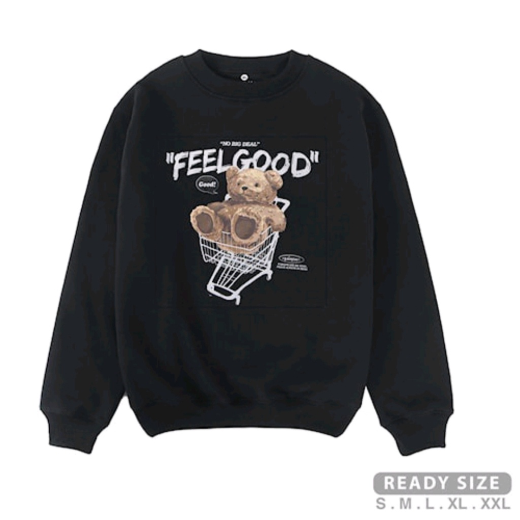 FEEL GOOD SWEATER OBLONG CREWNECK WANITA