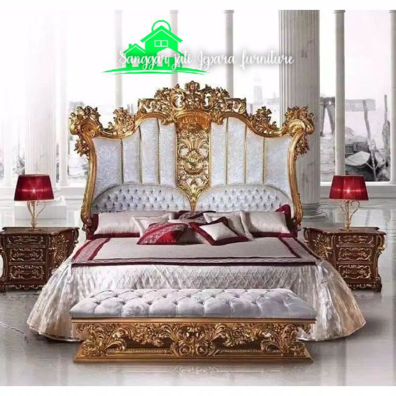 Dipan Ukir mewah/Ranjang Ukir Terbaru jepara
