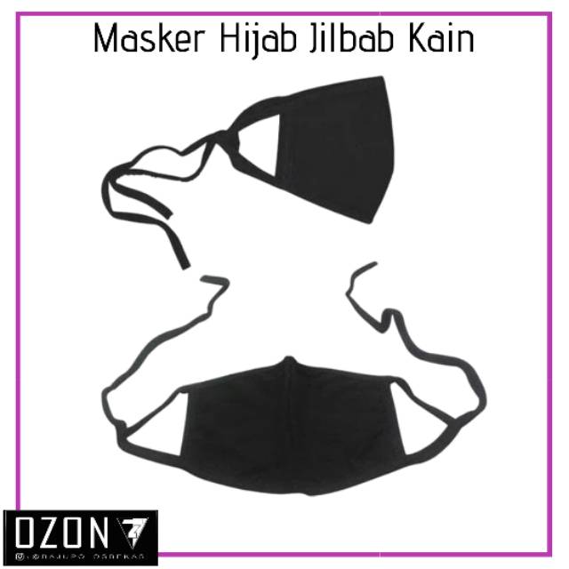 Masker Kain Masker Motor Masker Tali Panjang Polos Masker KPOP