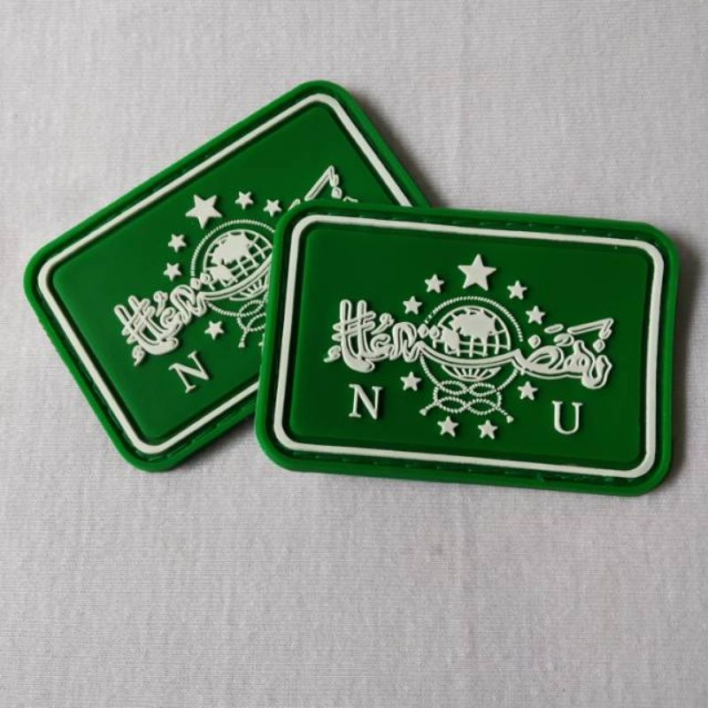 Patch rubber NU ( NAHDLATUL ULAMA ) / Tempelan karet emblem velcro