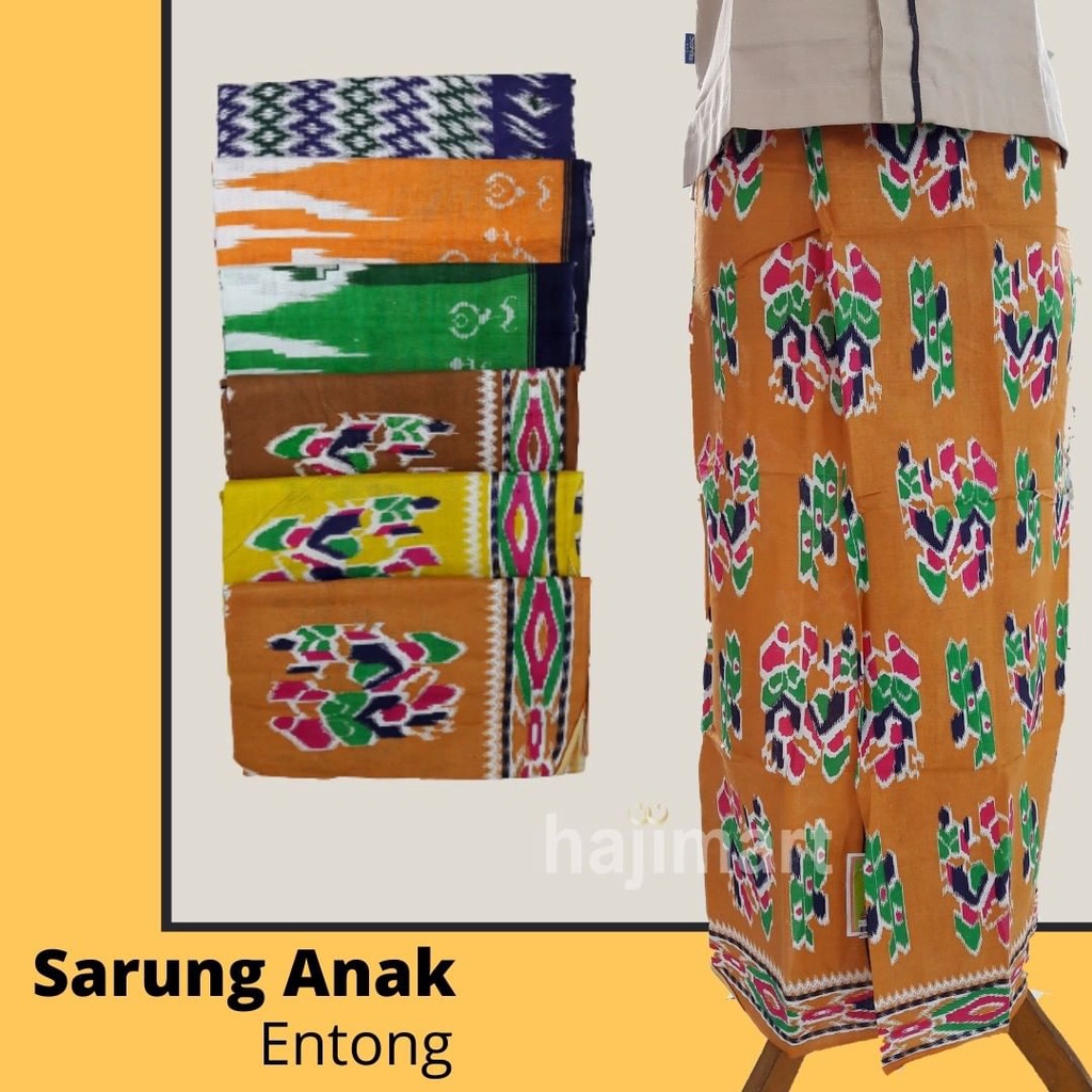 SARUNG ANAK ENTONG MURAH/ SARUNG ANAK LAKI-LAKI TK SAMPAI SMP