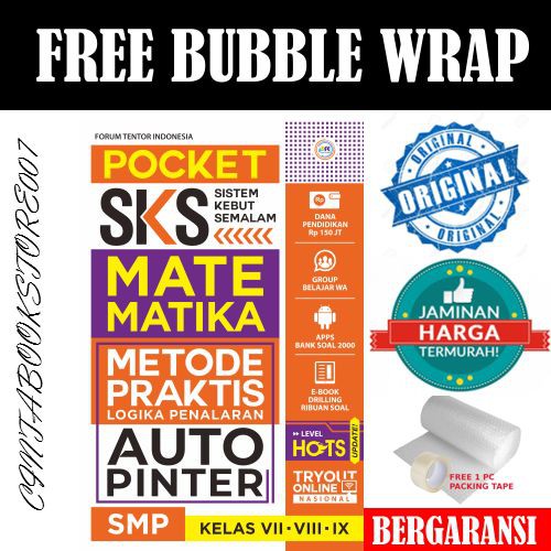 BUKU SKS MATEMATIKA SMP MTS  POCKET SKS MATEMATIKA SMP