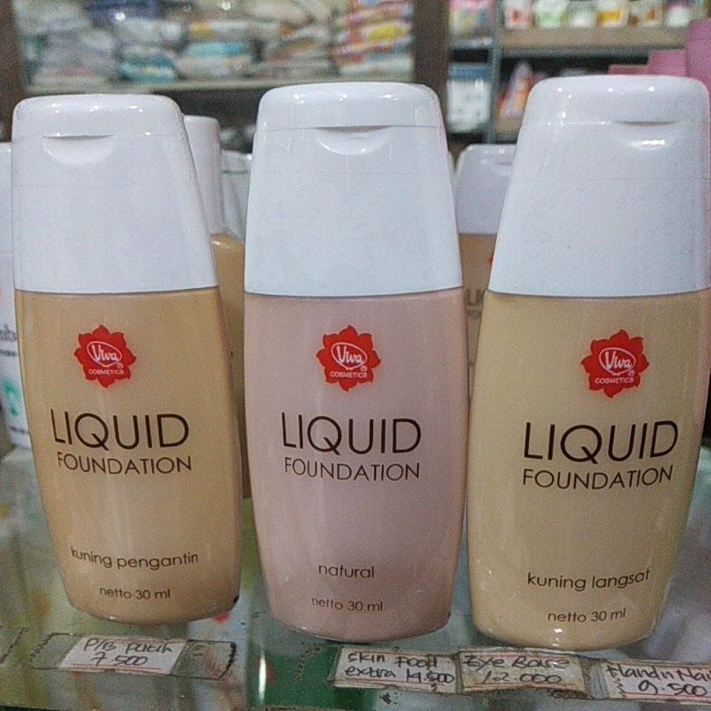 Viva Liquid foundation/alas bedak cair/alas bedak