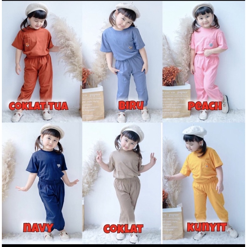 SETELAN ANAK JOJO TERLARIS /BISA COD 1-5 THUN