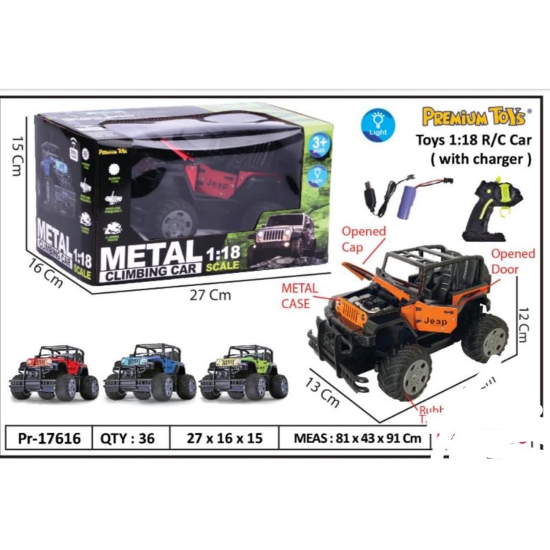 mainan mobilan remot jip