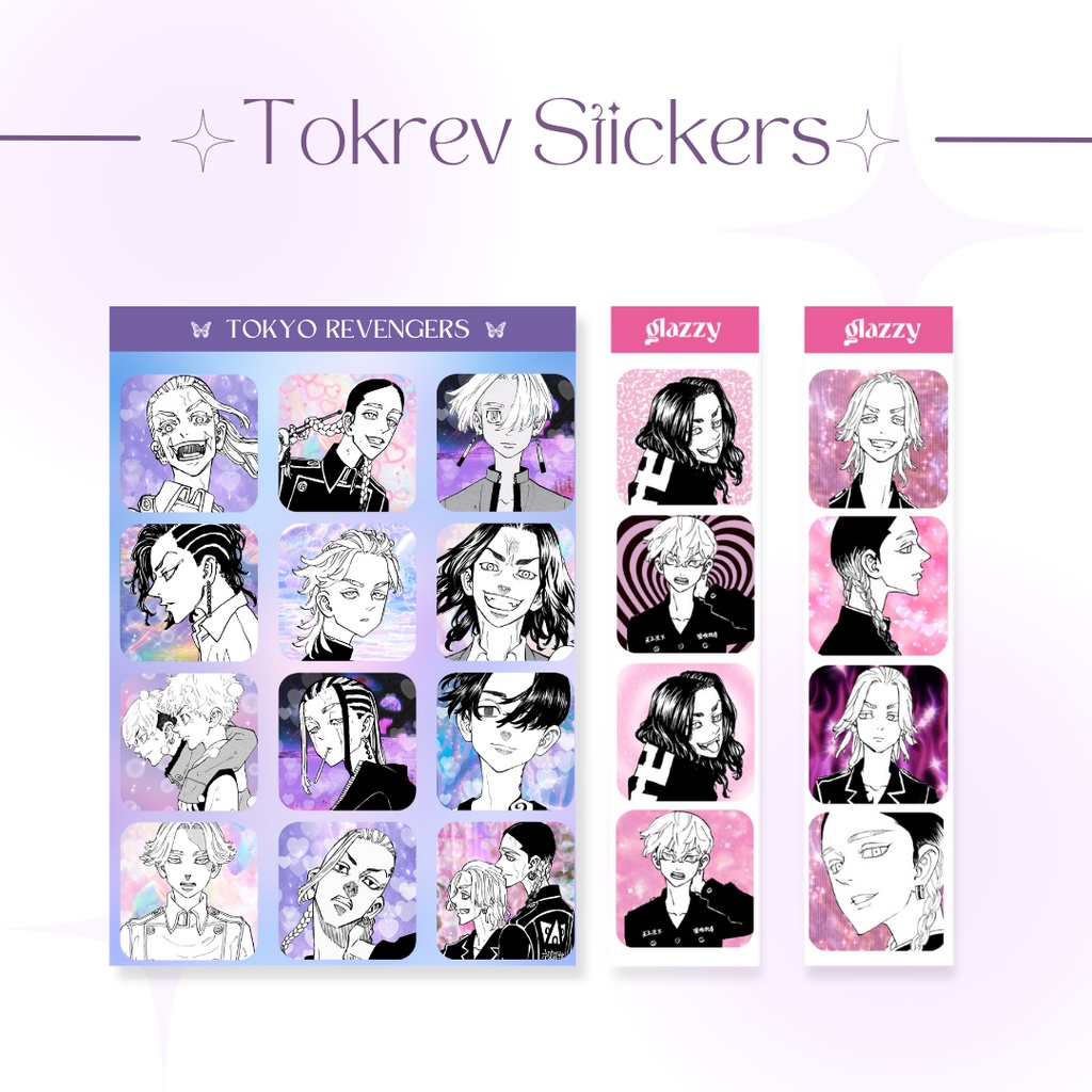 

tokyo revengers glitter holo sticker