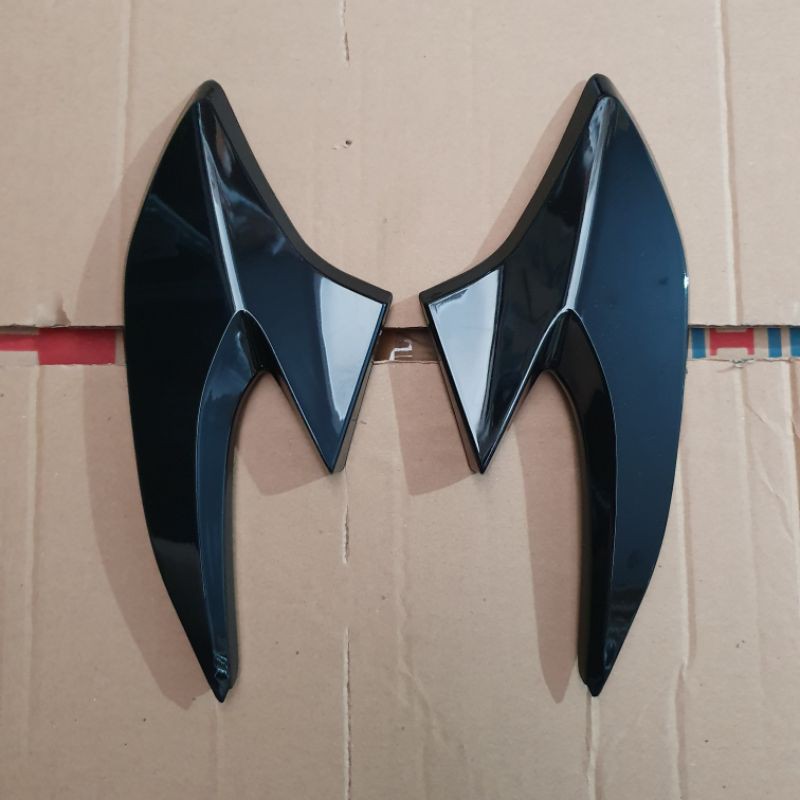 kupingan lampu verza narita cover batok depan verza 150 hitam set kanan kiri tutup kedok lampu depan