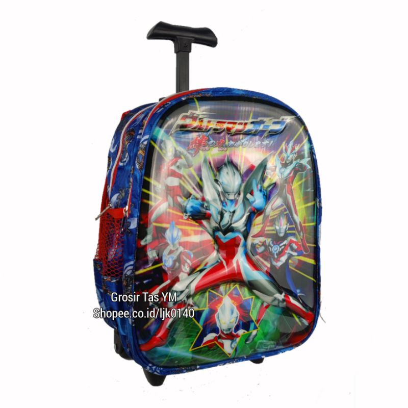 Tas Troli Anak Laki laki  Ultraman. 2-5 SD. Timbul.