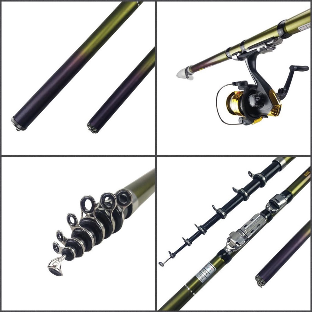 Joran Tegek Kolongan Import Kaku Action Hard 450