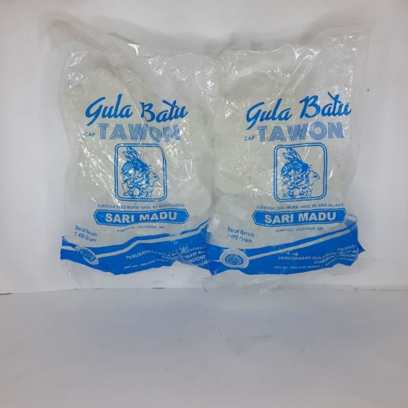 

Gula Batu Cap Tawon // 495gr