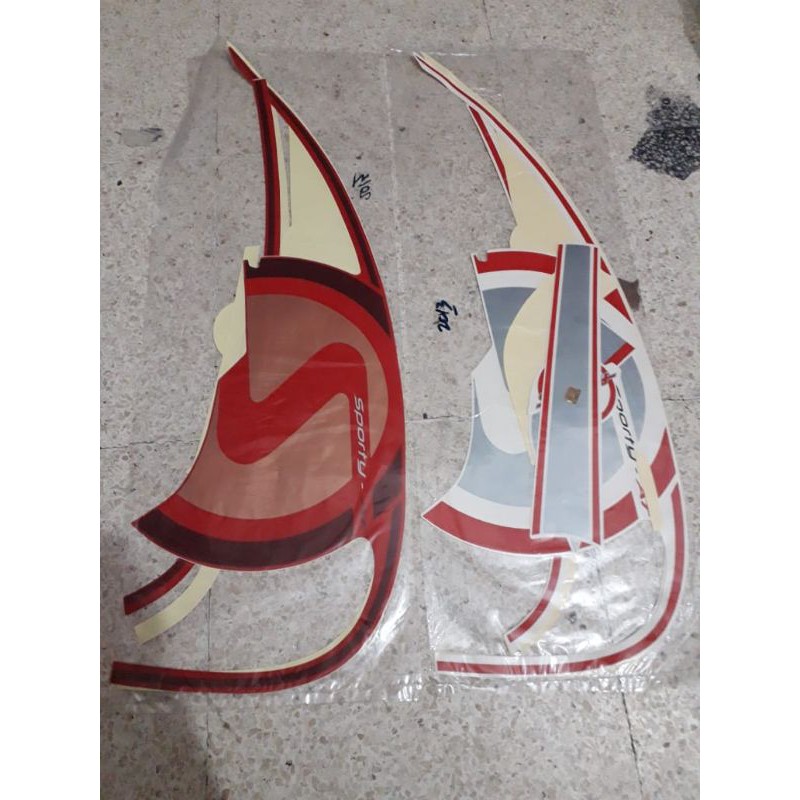 striping sticker lis standar motor honda scoopy 2013