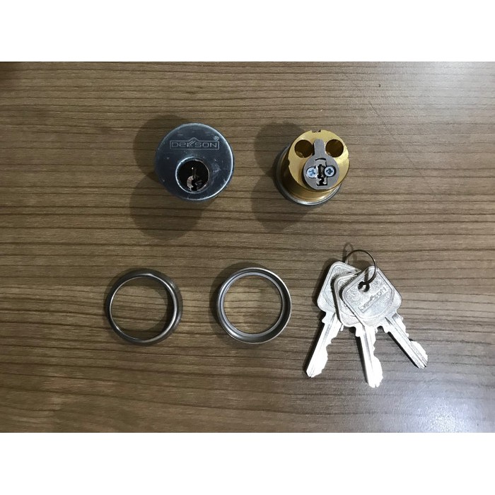 cylinder cyl kc dks 8128 silinder kunci aluminium lock kc 8128 dekkson