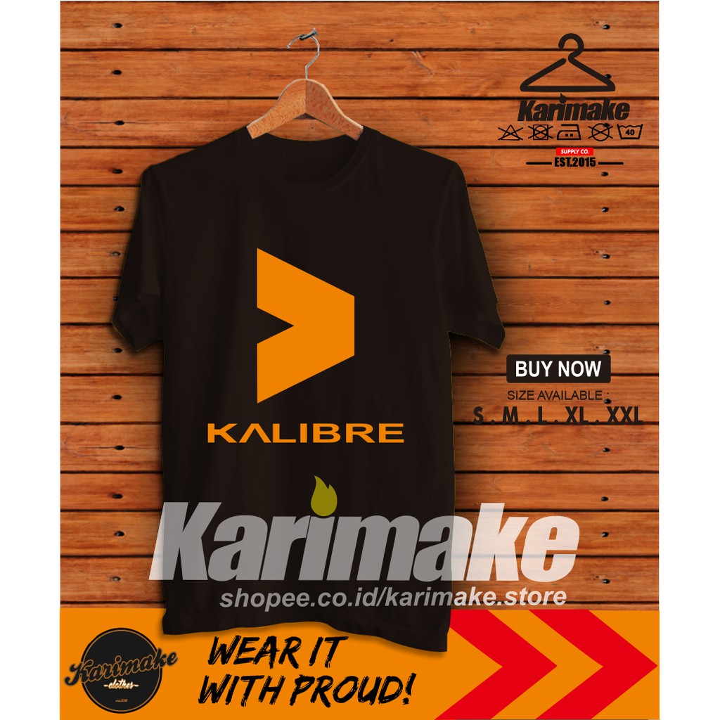  Kaos  Baju Kalibre Outdoor Logo Kaos  Sport Karimake 