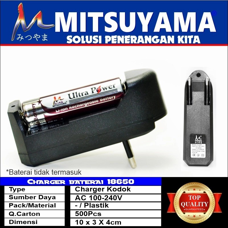 charger baterai 1 slot universal