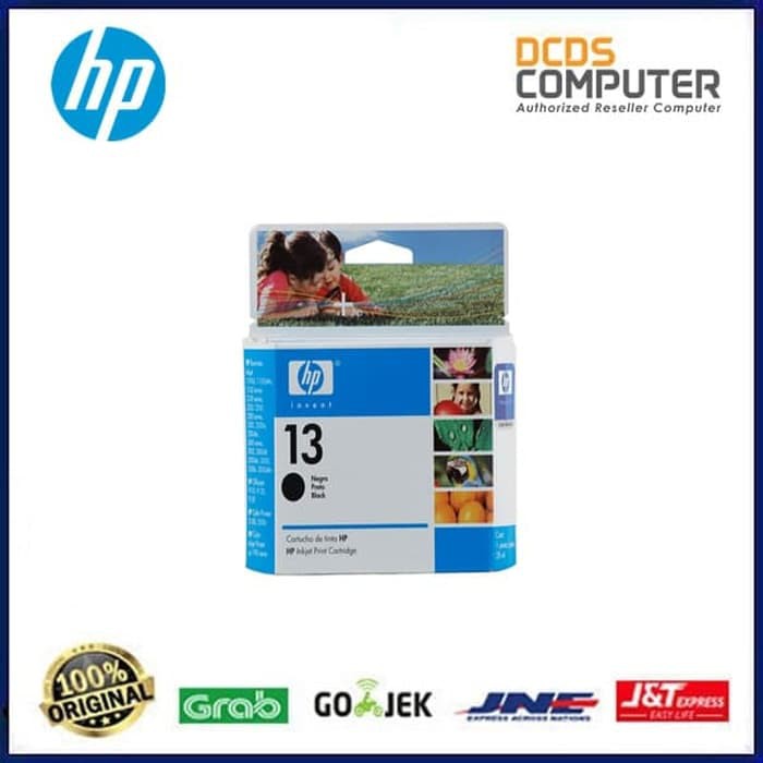 JOM0150 HP TINTA 13 Black ORIGINAL C4814A - Tinta Printer HP Ori