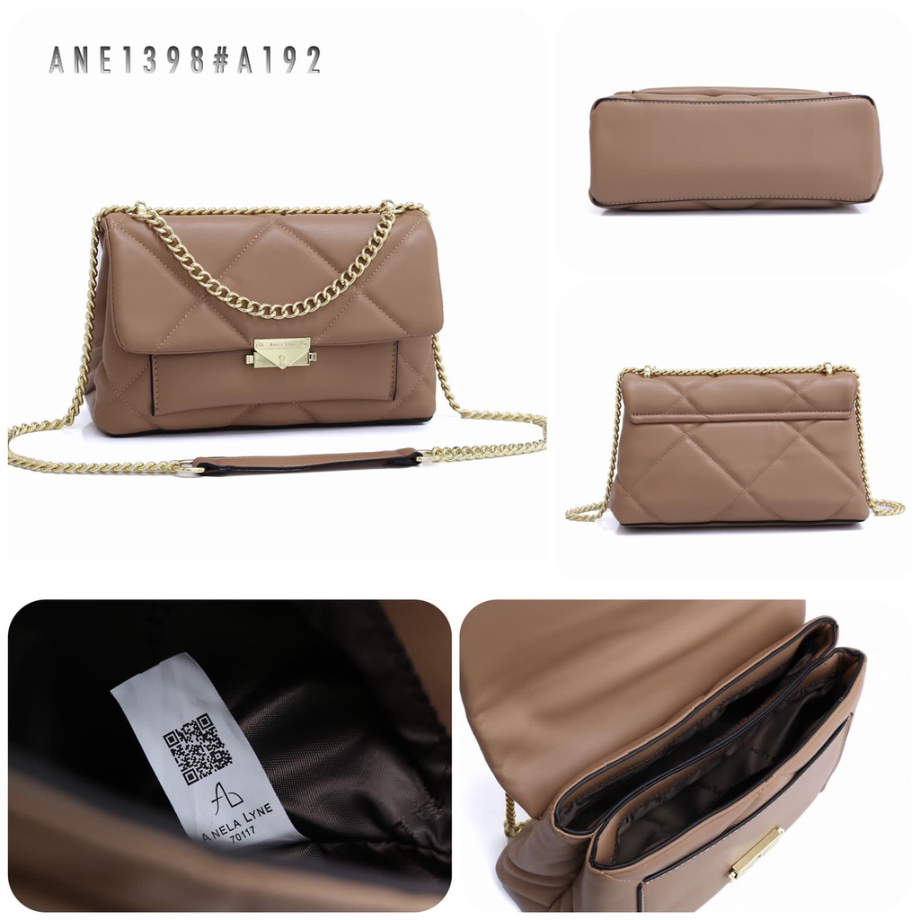 ANELA LYNE SLING BAG WITH CHAIN STRAPS ANISIA 1398#A192 ORIGINAL