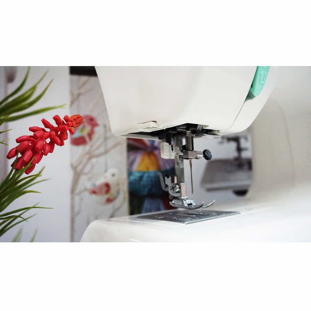 Janome 2200xt Mesin Portable terbaik Dari Yang Terbaik - Hijau putih