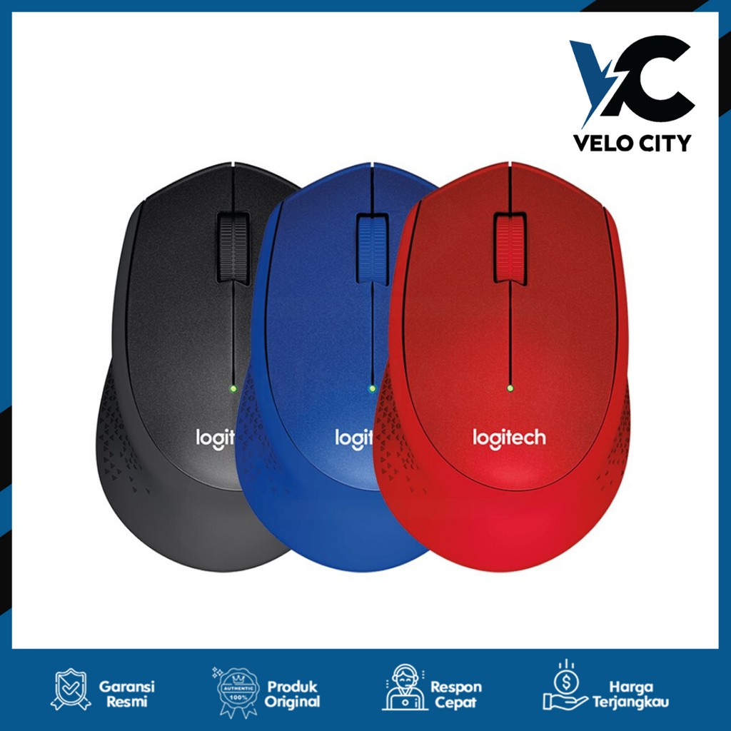 Mouse Wireless Silent  Logitech M331 Original Garansi 1 Tahun