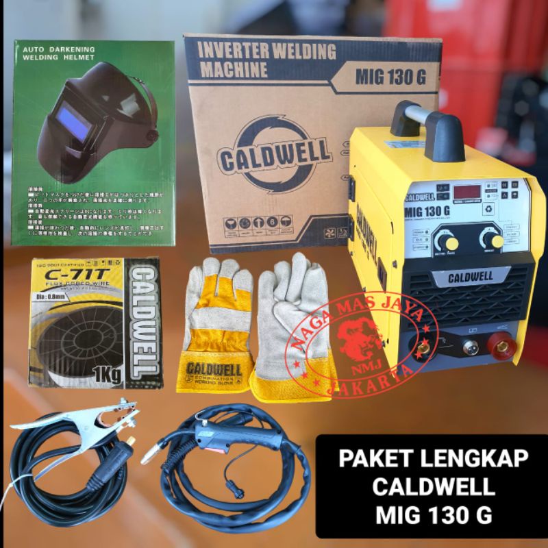 MESIN LAS CALDWELL MIG 130 G / TRAFO LAS CALDWELL MIGI MIG 130 / CALDWELL MIG 130 LAS CO2 TANPA GAS