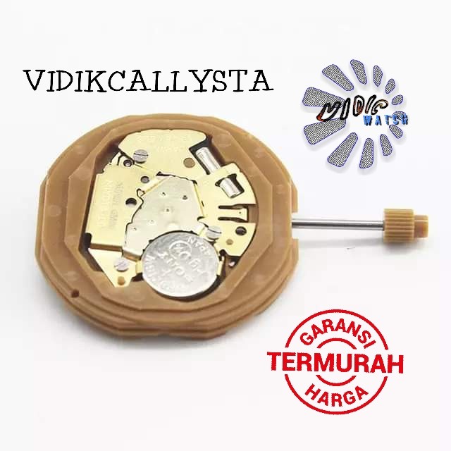 MESIN JAM TANGAN MOVEMENT MIYOTA GM00 TANGGAL HARI SAMPING ORIGINAL