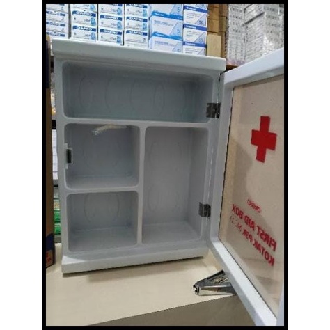 Box Penyimpanan Obat - Kotak P3K Dinding 4 Ruang / Kotak Obat / Kotak P3K Dinding / Kotak P3K