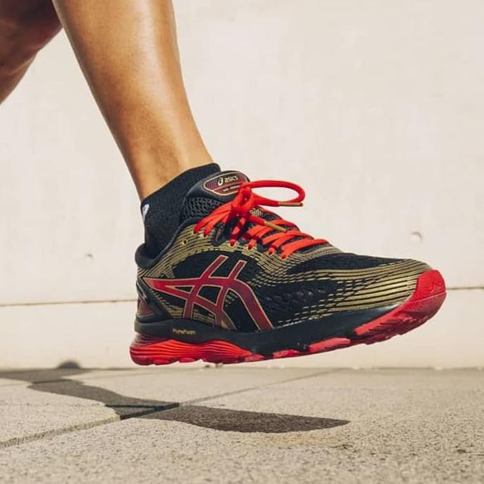 BARANG BERKUALITAS ALAT OLAHRAGA GYM► ASICS GEL NIMBUS 21 BLACK GOLD SPECIAL EDITION ORIGINAL BNIB