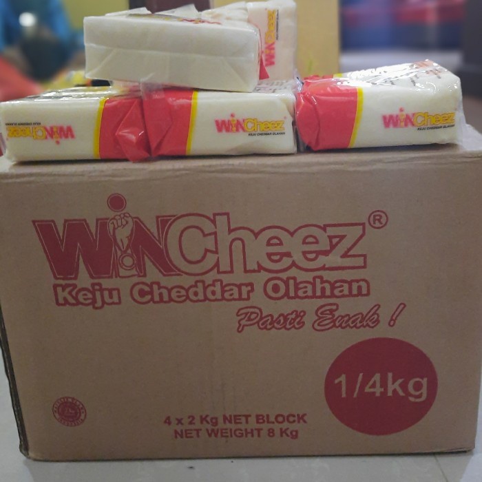 

keju wincheez 250g 4 box 250gx 8 pcs ( 1 karton )