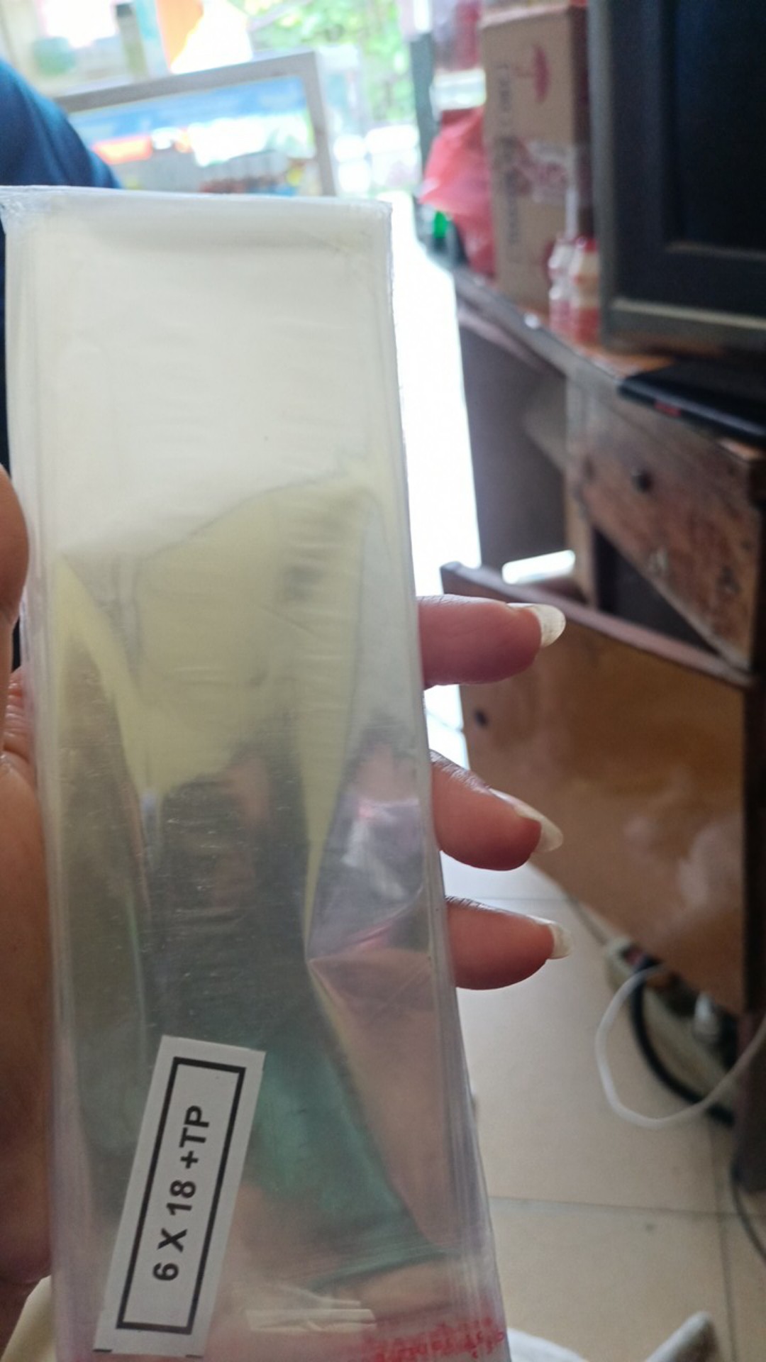 Plastik Opp Ukuran 6x18. (100 Pcs). Buat Bungkus Pengait Masker,sendok. Dll