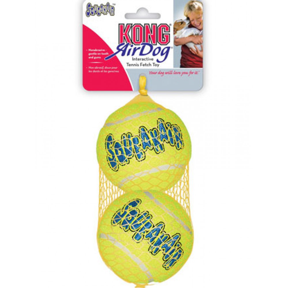 KONG Toy  Squeaker Balls Large Bola Tenis AST1